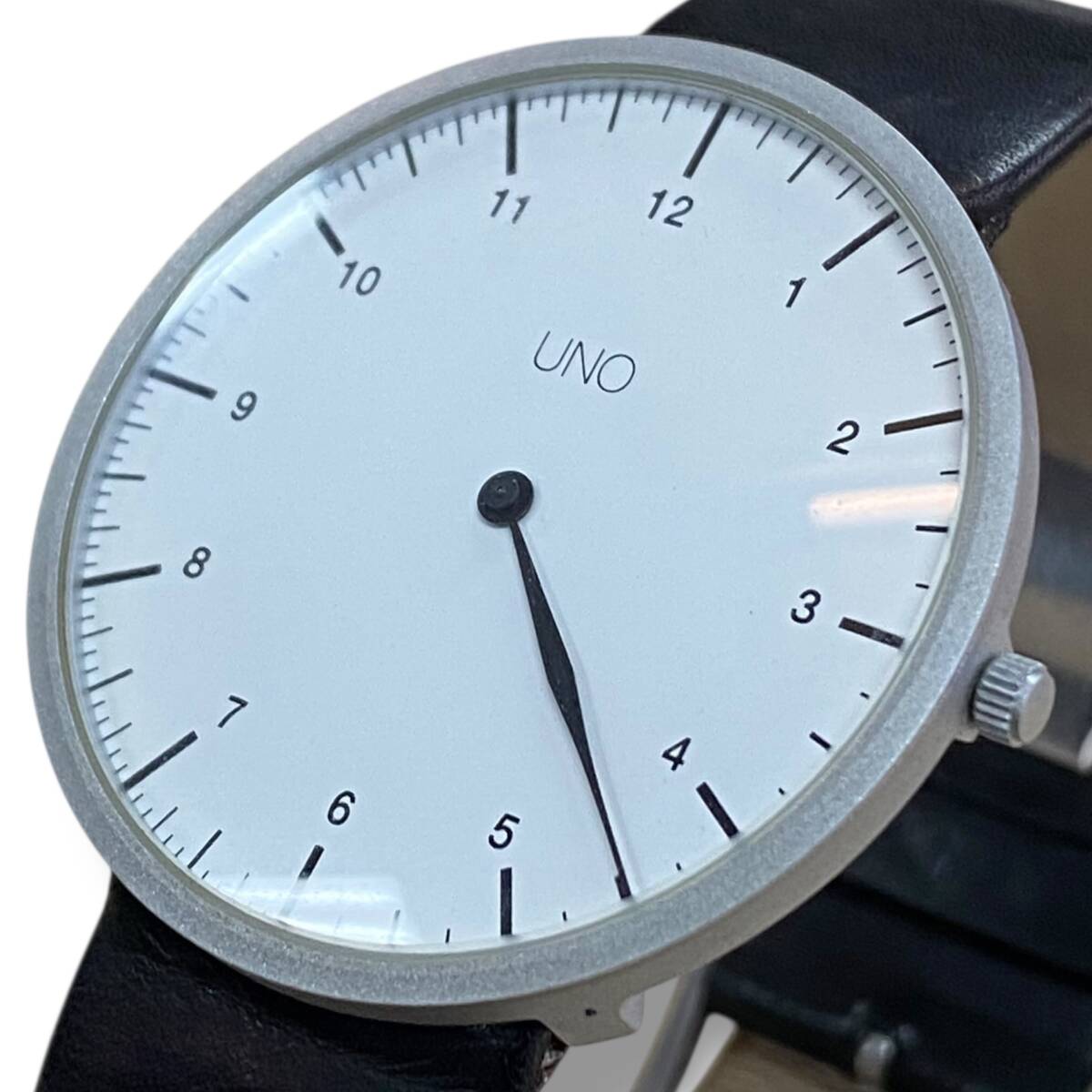 [60]260225-10820-1658 SK800 UNO WATCH PEOPLE 00370 ホワイト文字盤 ウノ ウォッチピープル 現状品