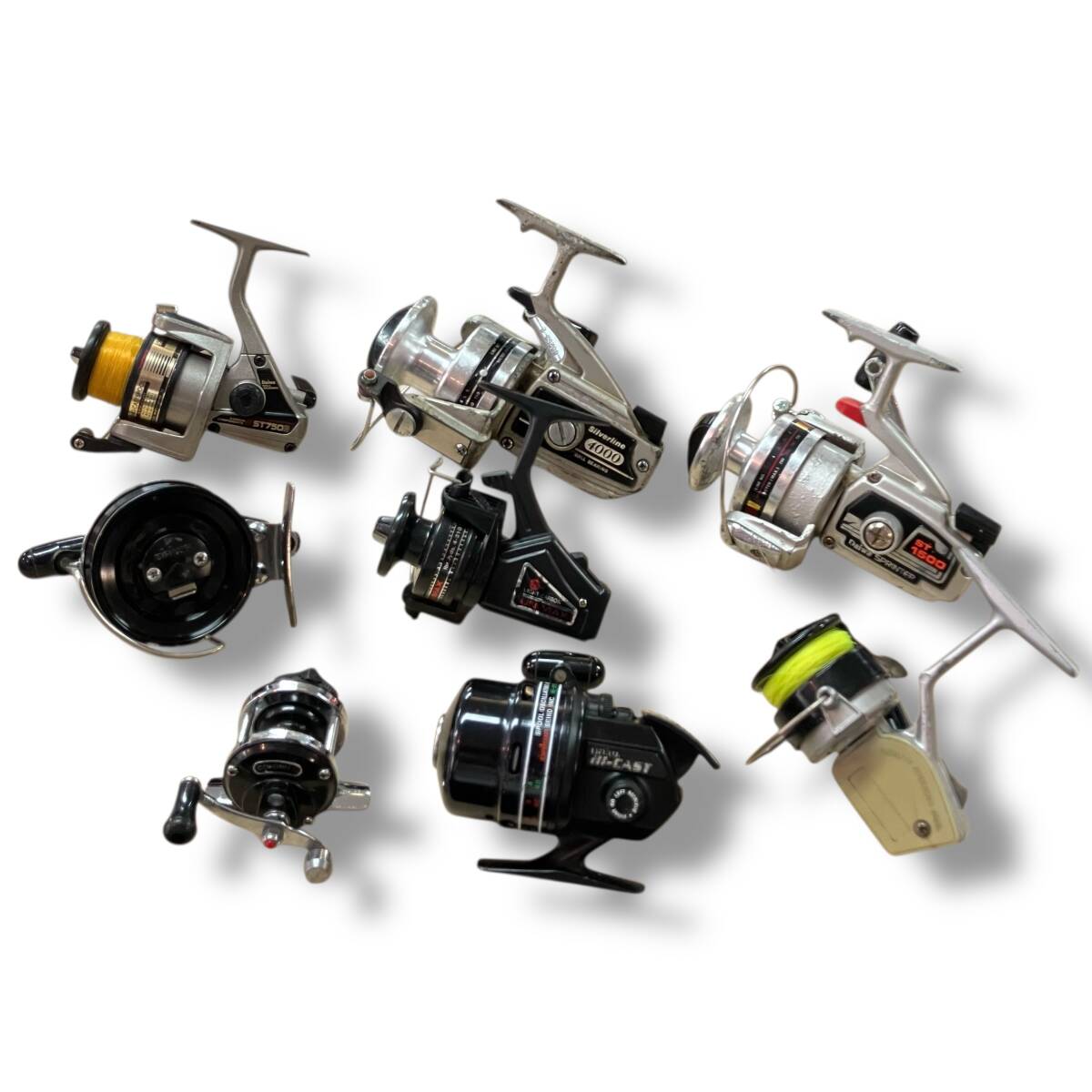 [80]260129-10032-4530 SA300 リールまとめ8点 Daiwa ダイワ／CORONET5／Hi-CAST／ST750B／ST1500／ENJOYR等 釣り具 現状品