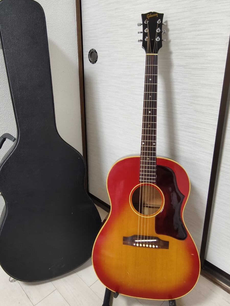 【終活整理】Gibson B-25 1967年製 ビンテージ 美品 各動作良好 ナット幅39mm ナローネック 純正アジャスタブルブリッジ＋ノーマルサドル