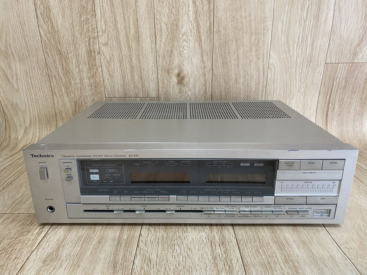 中古 Technics SA-810 プリメインアンプ 通電確認済み/現状品/ジャンク