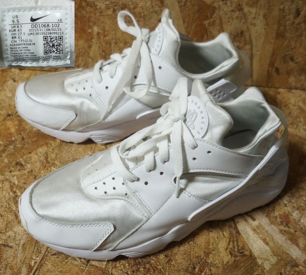 Nike AIR HUARACHE US9.5 27.5cm 白系 ナイキ エアハラチ DD1068-102