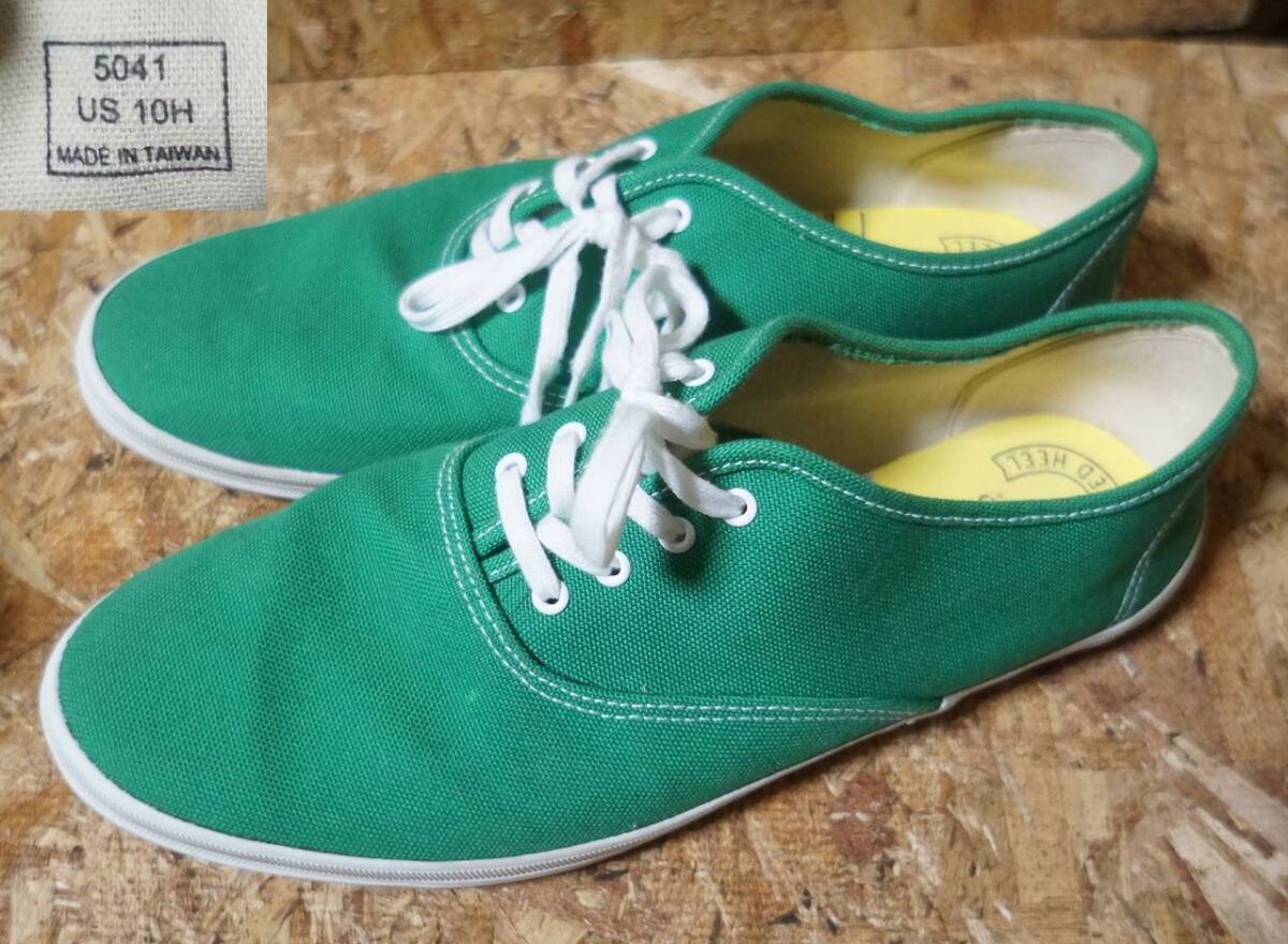 良品 Keds×nano universe 5041 US10H 緑 キャンバススニーカー ケッズ　プロケッズ　PRO-KEDS ナノユニバース