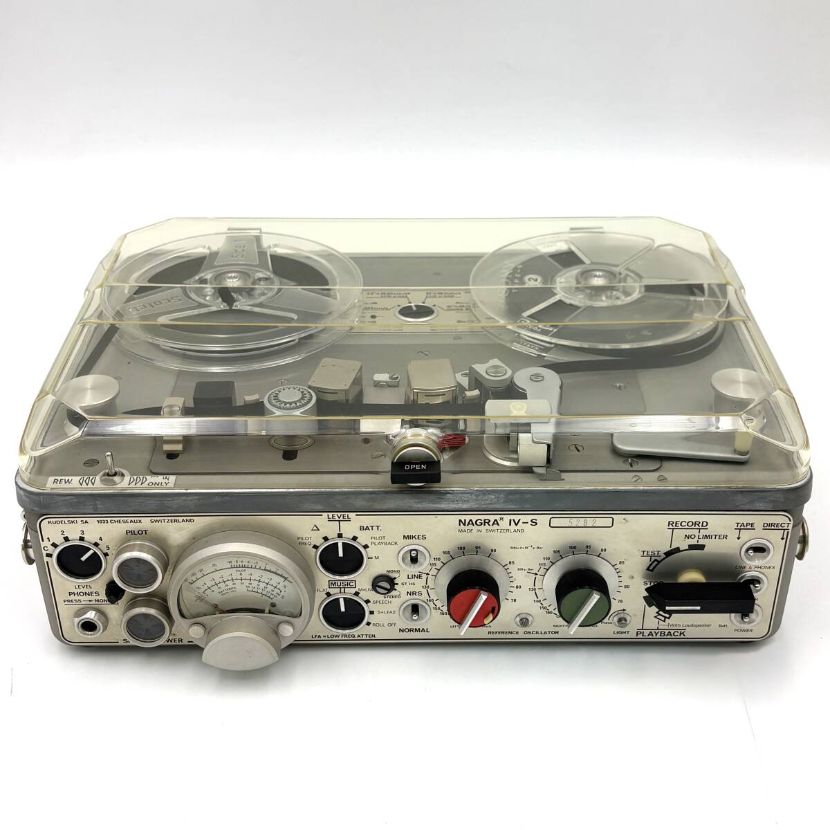 希少美品 現状品『Nagra IV-S ステレオ 名機 オープンリール ナグラ』オーディオ機器 D-6328