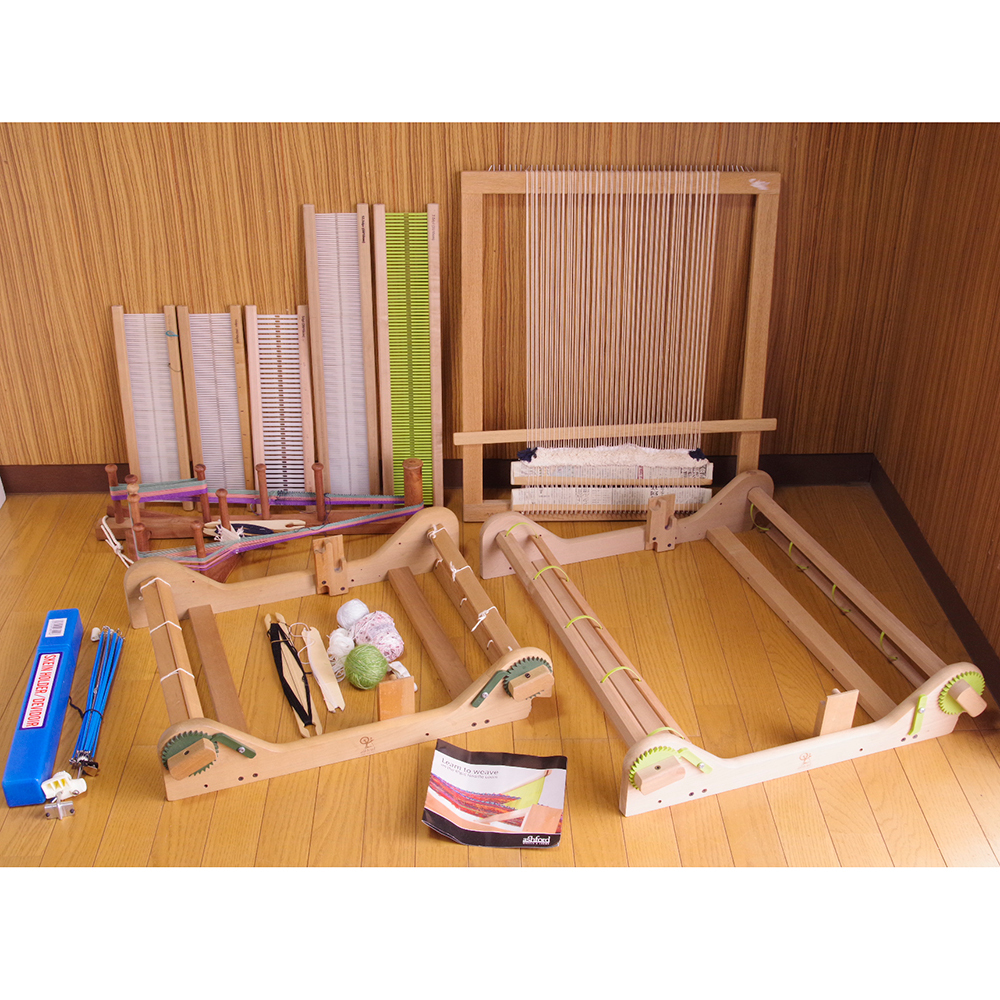 ashford NEW ZEALAND アシュフォード 卓上織機 織り機 手織り ハンドクラフト 付属色々　927