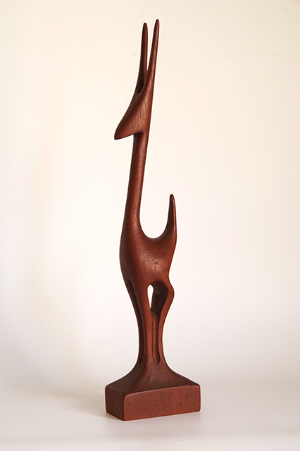 Arne Basse 木製 オブジェ　アルネ・バッセ デンマーク チーク材 置物 北欧 ヴィンテージ 鹿 ガゼル denmark 935