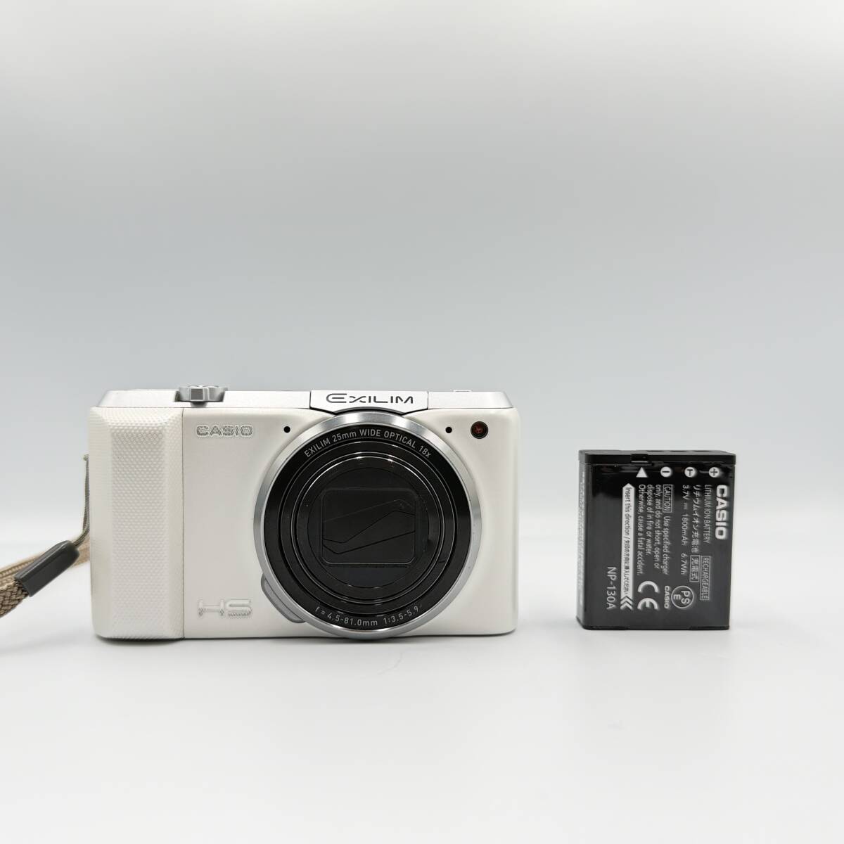 【動作品】CASIO EXILIM EX-ZR850 WHITE 　コンデジ　デジカメ　デジタルカメラ　撮影&フラッシュ動作OK