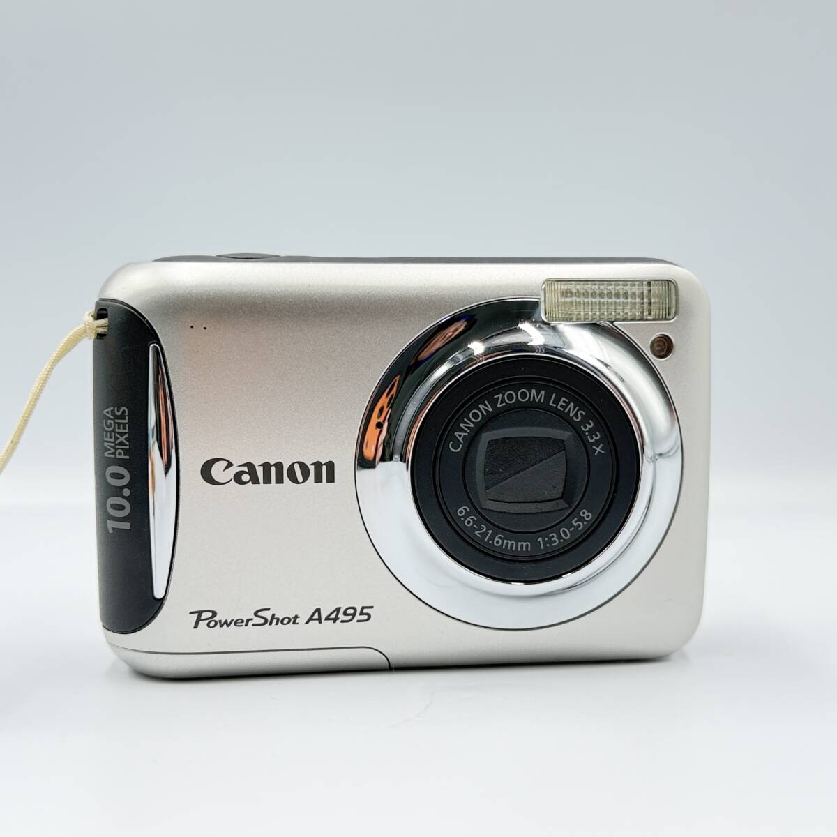 【未使用保管品・動作品】Canon powerShot A495 101062007208 　コンデジ　デジカメ　デジタルカメラ　撮影&フラッシュ動作OK