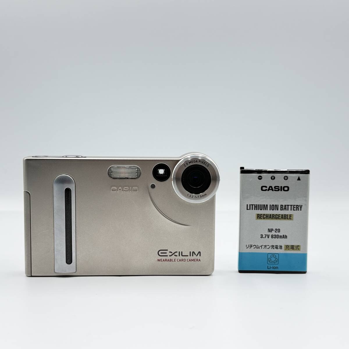 【動作品】CCASIO EXILIM EX-S2　コンデジ　デジカメ　デジタルカメラ　撮影&フラッシュ動作OK