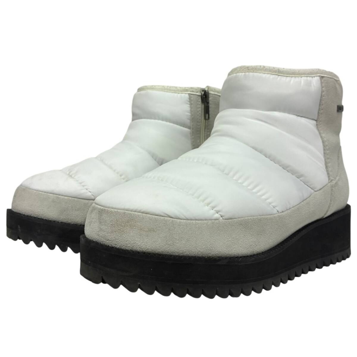 UGG アグ リッジ ミニ ショートブーツ 1103840 ホワイト 24cm ウォータープルーフ 耐水性 レディース ファッション 【中古】 42603K98