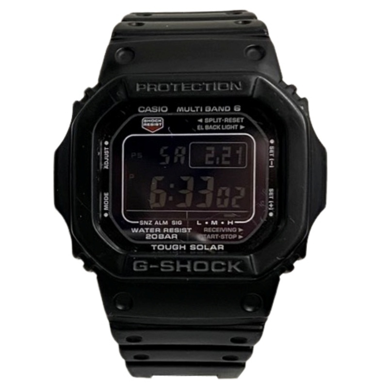 CASIO カシオ G-SHOCK GW-M5610U-1BJF 腕時計メンズ ソーラー電波クォーツ ブラック文字盤 動作品 【中古】 32602K187