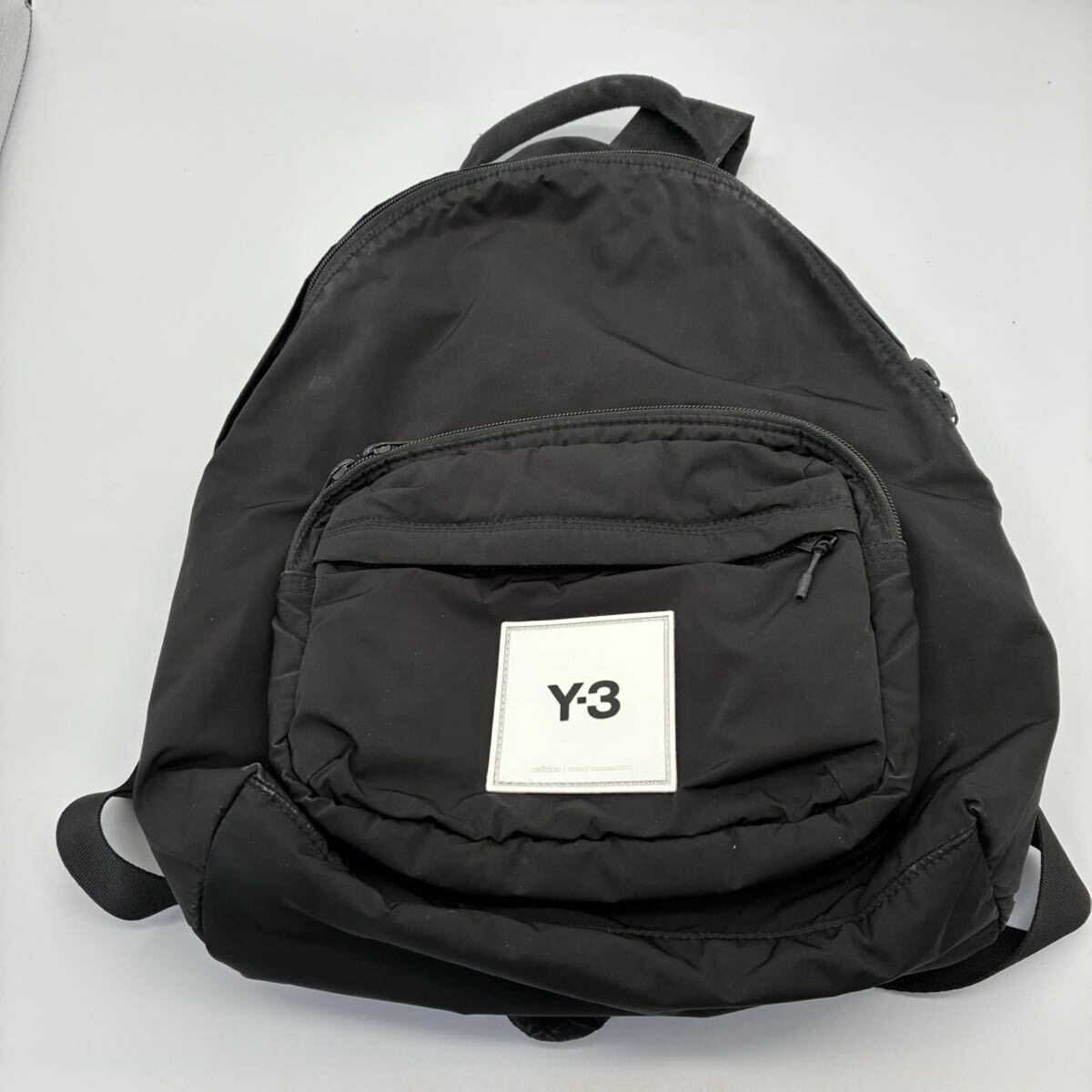 1円～ 　Y-3 TECHLITE TWEAK Y-3 ワイスリー リュック バッグパック デイパック ナイロン ロゴ A4可 ブラック 黒 