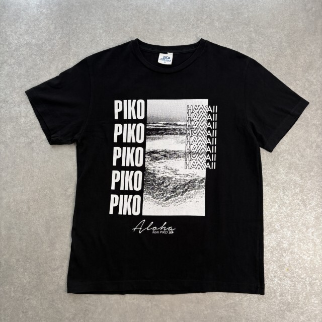 PIKO ピコ Tシャツ HAWAII Aloha from PIKO ブラック M 