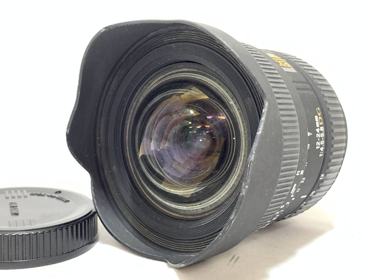 ★ジャンク★SIGMA シグマ 12-24mm F4.5-5.6 DG SONY ソニー @6296