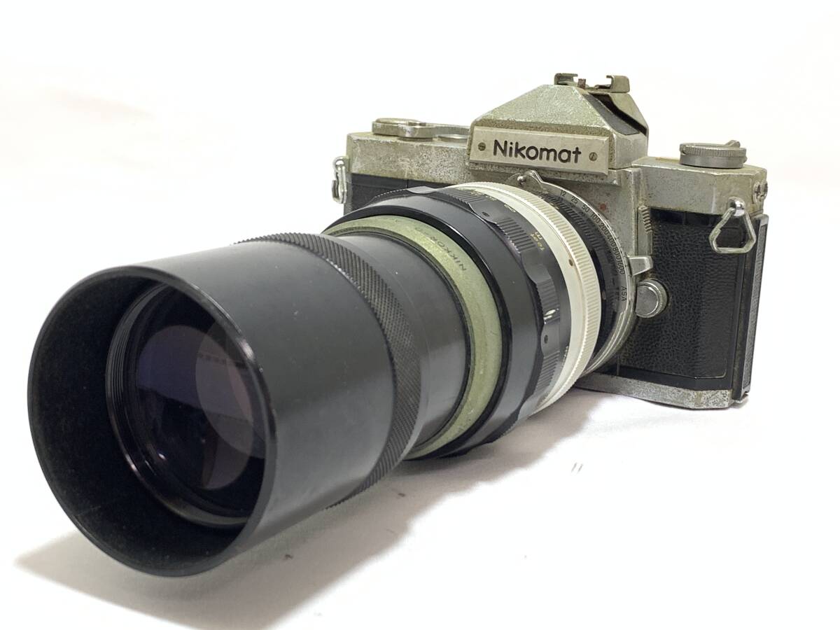 ★ジャンク★NIKON ニコン Nikomat FT / NIKKOR-Q Auto 200mm F4 @6400