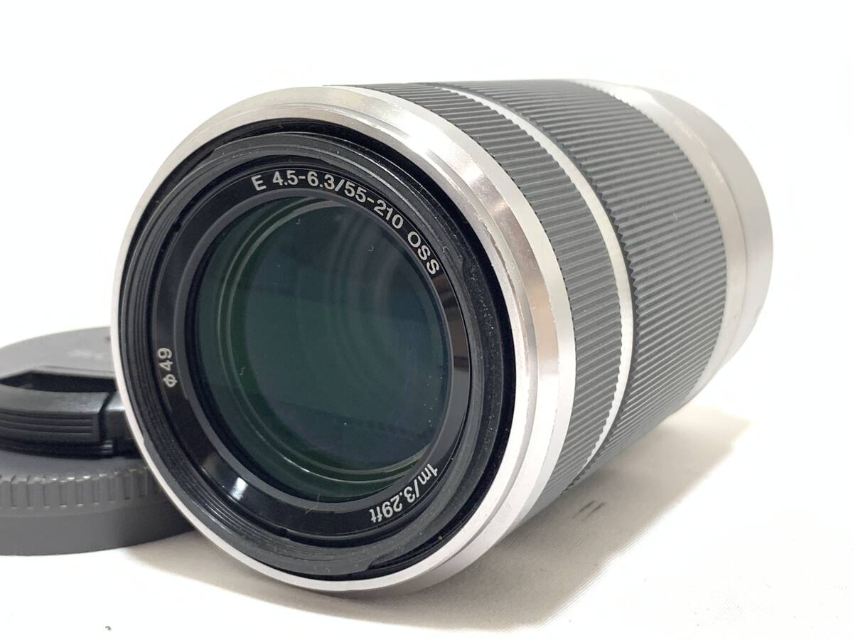 ★良品★SONY ソニー E 55-210mm F4.5-6.3 OSS SEL55210 シルバー @6422