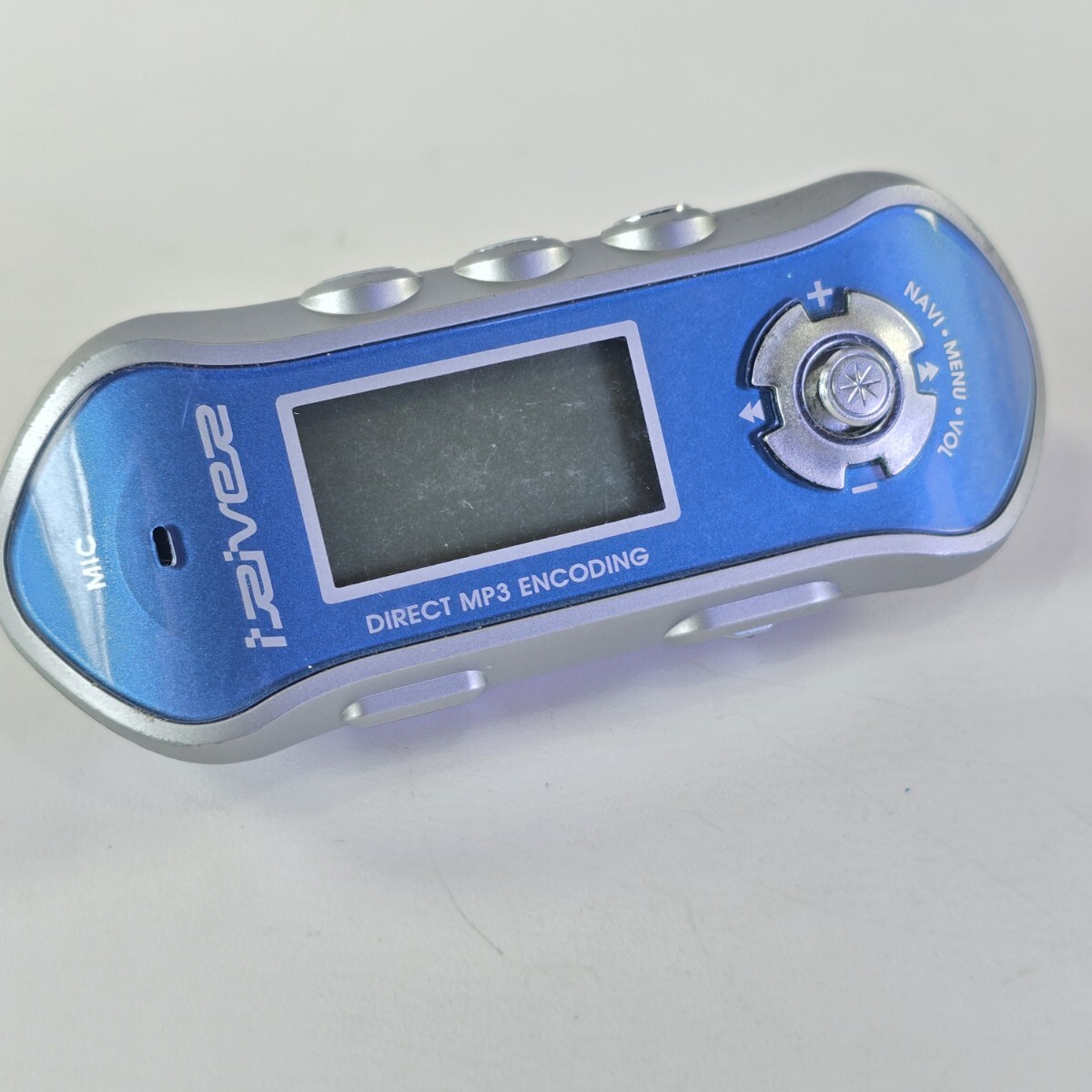 IRIVER MP3 プレーヤー MP3プレーヤー デジタルオーディオプレーヤー ブルー オーディオプレーヤー　電源確認　平成レトロ