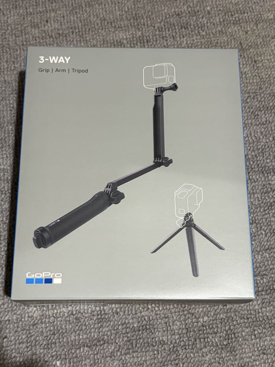 【新品　未開封】純正アクセサリー　GoPro 3-Way（グリップ／アーム／三脚）多機能マウント ゴープロ　