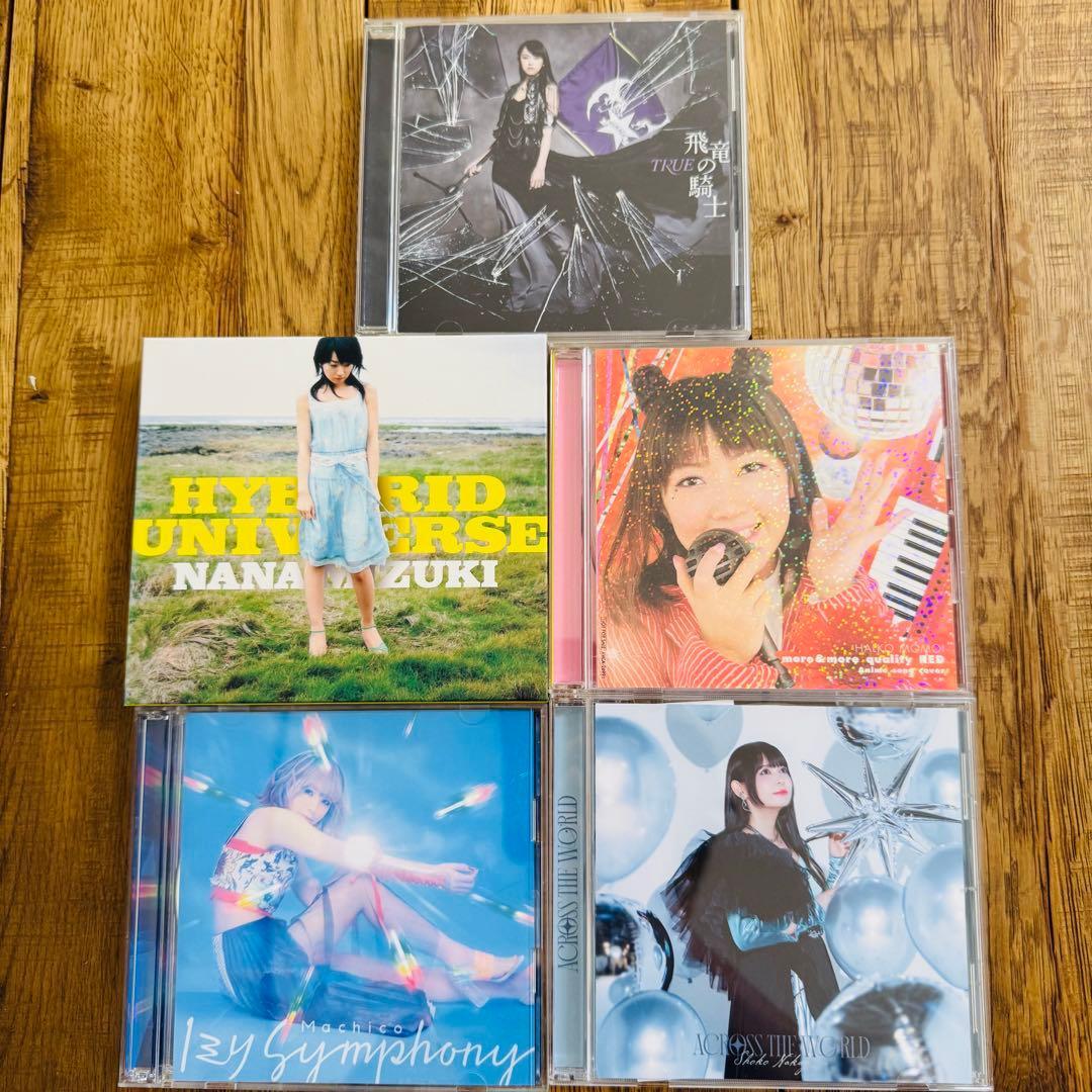 【美品】アニソンまとめ 声優CD 水樹奈々中川翔子　CD5枚まとめ売り