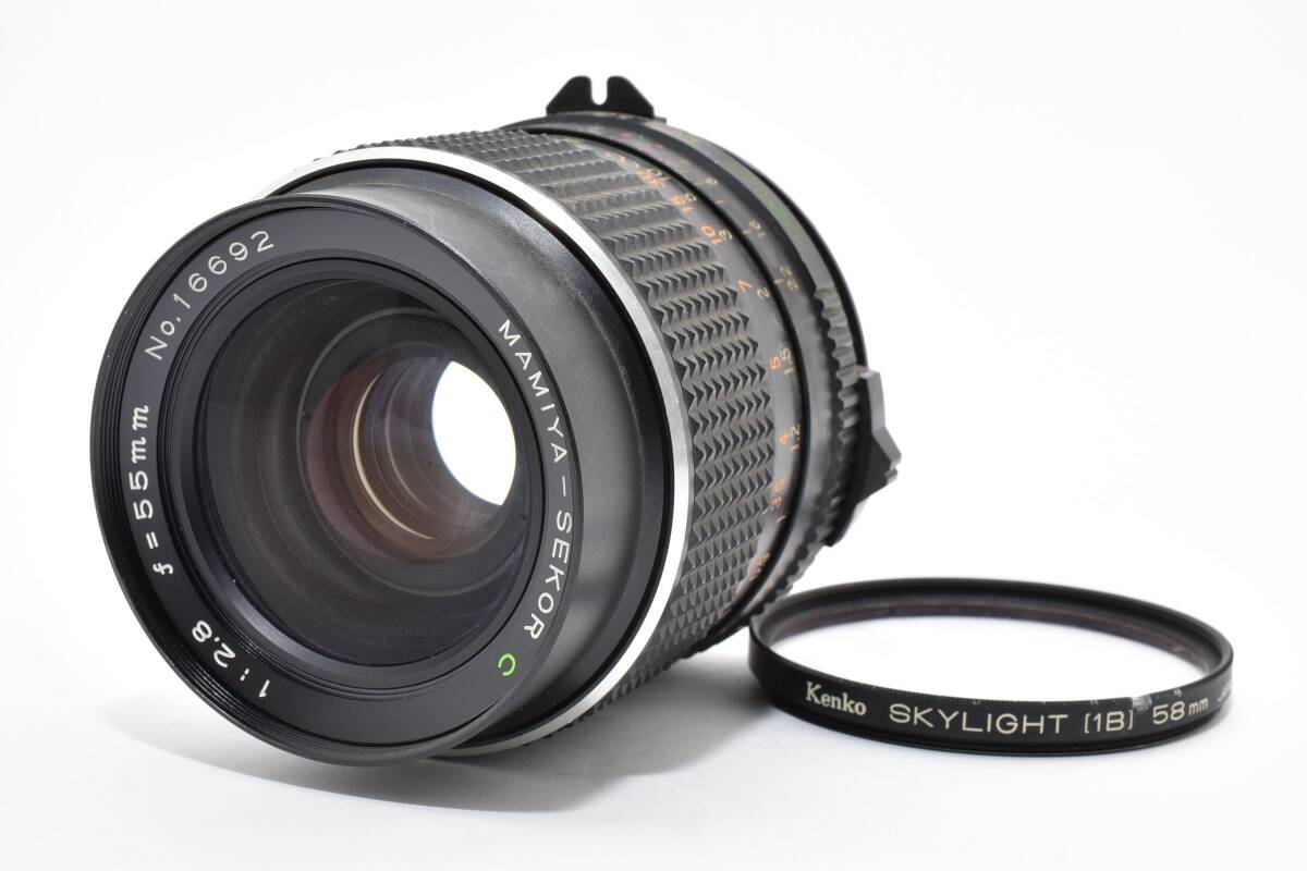 【動作良好品★】MAMIYA SEKOR C 55mm F2.8 マミヤ 中判 単焦点 #M12585