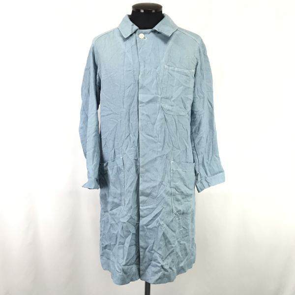 RIVET&SURGE/リベット&サージ★薄デニム/スプリングコート【メンズF/blue/青】シャンブレー/コットン/Tops/Shirts◆BH852