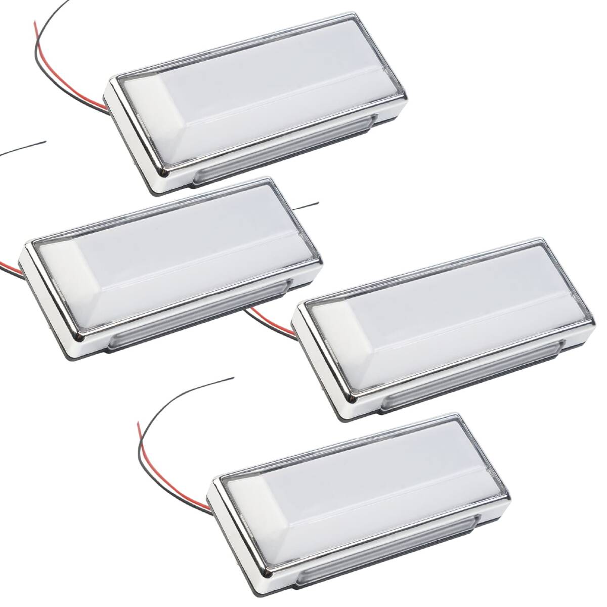 LEDサイドマーカーランプ　角形4個セット　DC12V/24V　8カラー 　送料無料