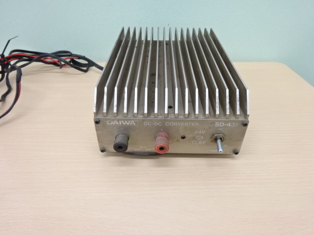 【＃17791】ダイワ　DAIWA　DC-DCコンバーター　SD-431　24V→13.8V　★保管品/現状品/稼働未確認/ジャンク品★
