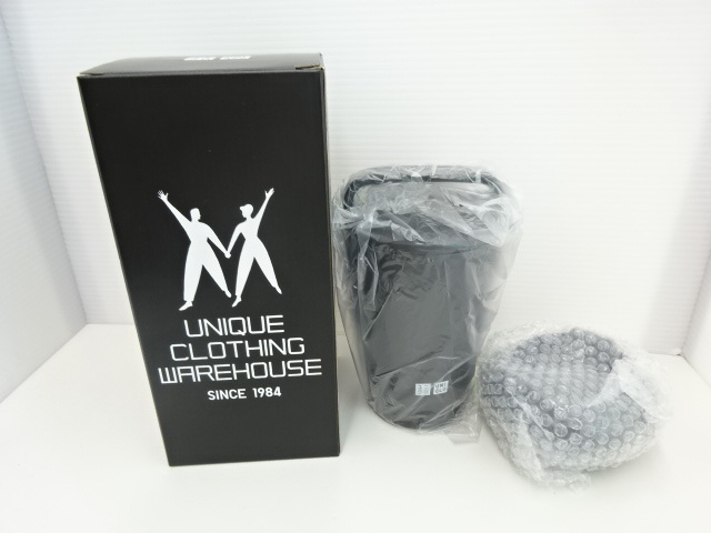 【＃18016】未使用　ユニクロ　ステンレス　ボトル　タンブラー　350mL　黒　非売品　UNIGUE　CLOTHING　WAREHOUSE　SINCE　1984