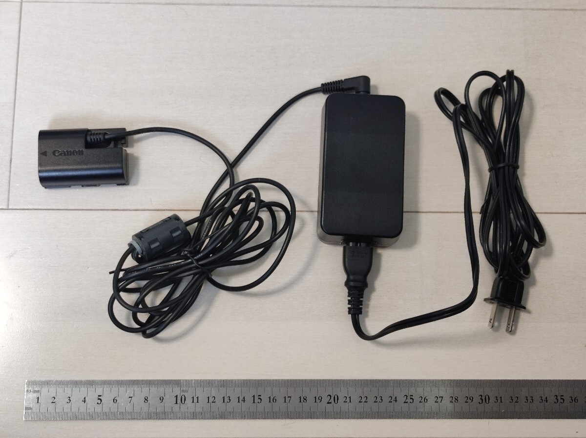 Canon キヤノン 純正 ACアダプターキット ACK-E6（DC COUPLER DCカプラー DR-E6 / AC ADAPTER ACアダプター AC-E6 セット）
