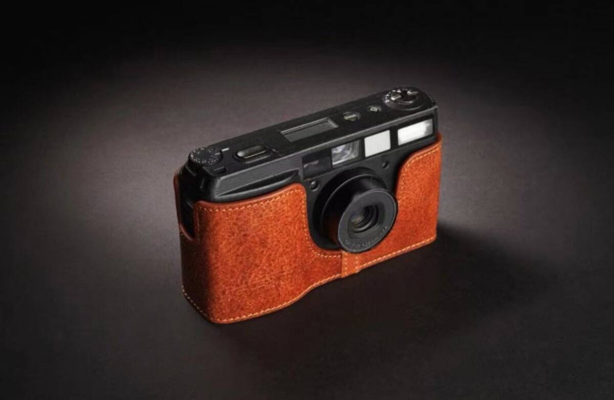 本革 新品 カメラケース RICOH GR1v リコー GR1V 用 濃いブラウン