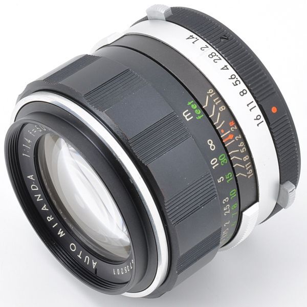 AUTO MIRANDA 50mm F1.4 オート ミランダ 50/1.4 日本製 JAPAN カメラ レンズ CAMERA LENS 50 1.4 5 14