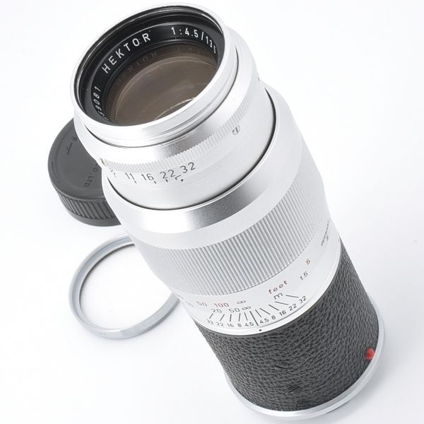 LEICA HEKTOR 135mm F4.5 Mマウント ライカ ヘクトール 135/4.5 キャップ UVa フィルター E39 13132 ライツ ヴェッツラー LEITZ WETZLAR