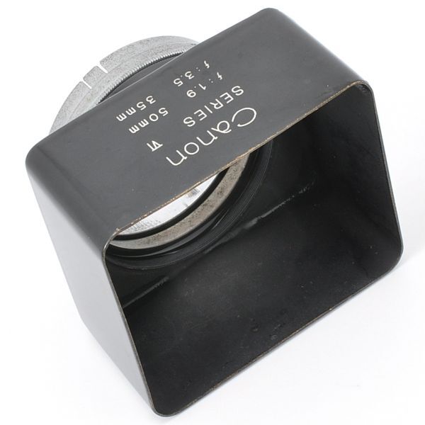 Canon SERIES VI Hood キャノン シリーズ Ⅵ フード 50mm F1.9 35mm F3.5 キヤノン 50/1.9 35/3.5 日本製 JAPAN 6 ６