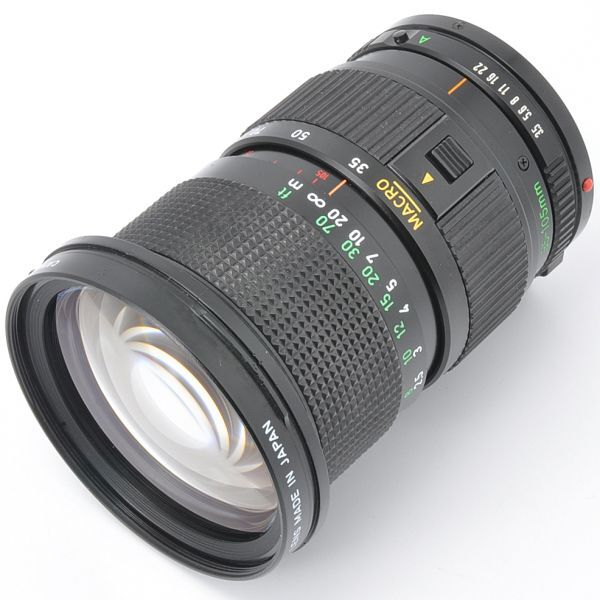 CANON ZOOM LENS FD 35-105mm F3.5 キャノン ズーム レンズ ＦＤ 35-105/3.5 キャップ キヤノン 日本製 JAPAN 35 105