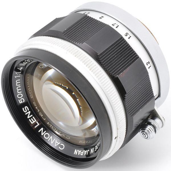 CANON LENS 50mm F1.4 キャノン レンズ 50/1.4 Lマウント L39 日本製 JAPAN キヤノン マニュアル カメラ CAMERA スクリューマウント 5 14