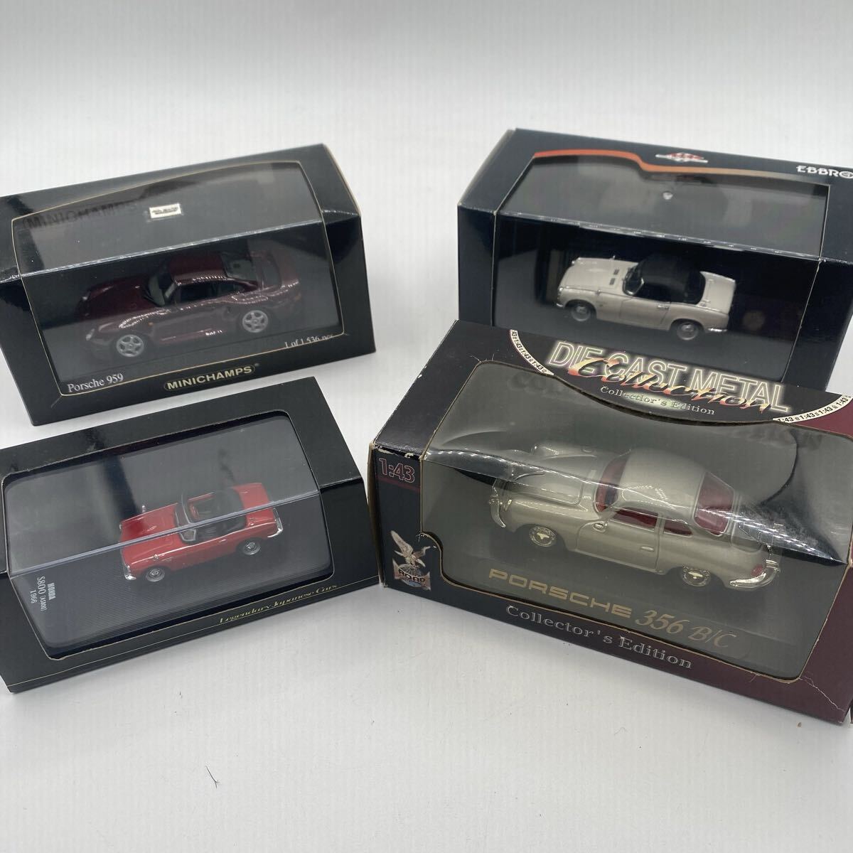 1円スタート ミニカー ミニチャンプス EBBRO など Porsche HONDA ミニカーまとめ　0319b