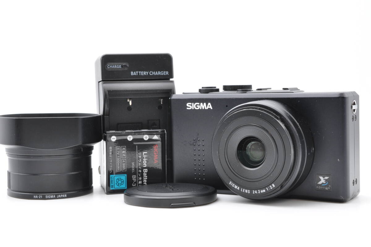 ★良品★ シグマ SIGMA DP2 Compact Digital Camera w/ Hood Adapter