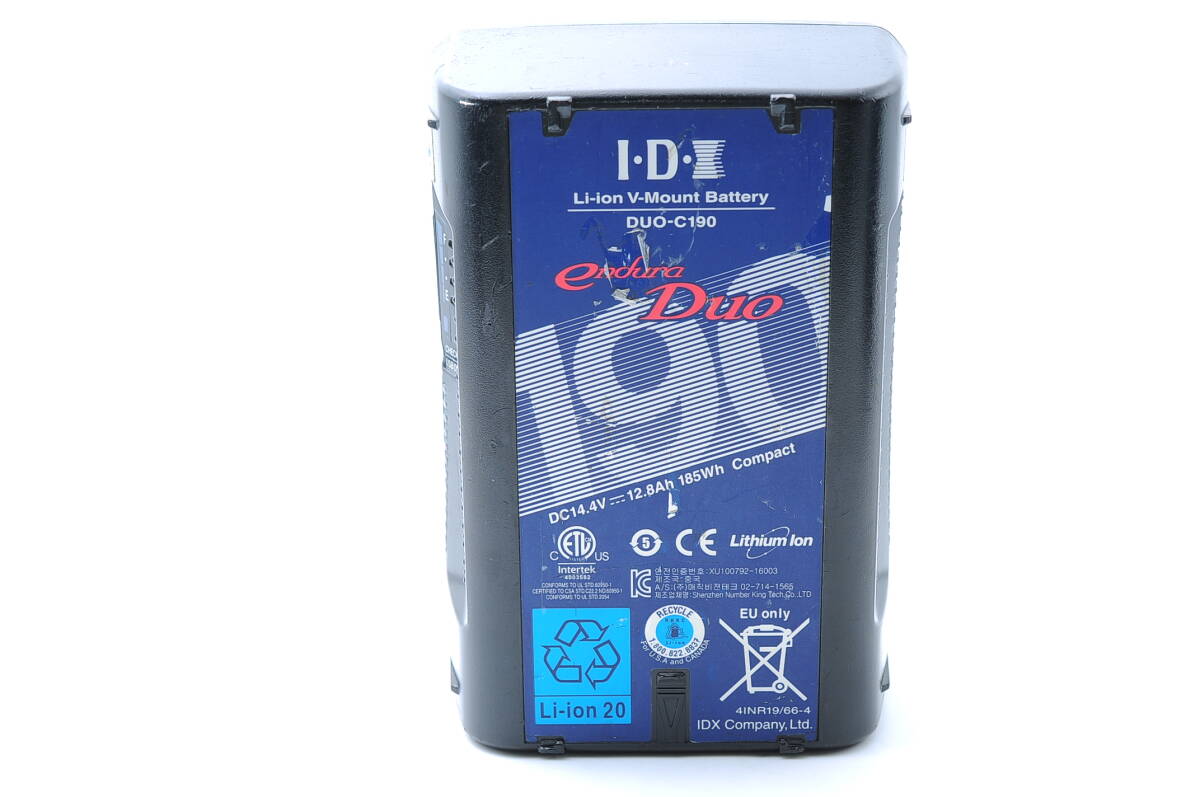 ★良品★ IDX ENDURA DUO-C190 Li-ion Vマウントバッテリー 185Wh 14.4V 12.8Ah リチウムイオン