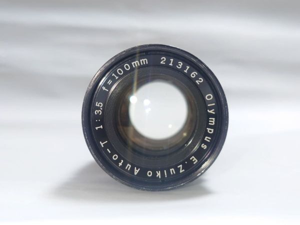 ★★希少！美品★★OLYMPUS オリンパス E.ZUIKO AUTO-T 100mm F3.5 PEN用★完動品★.