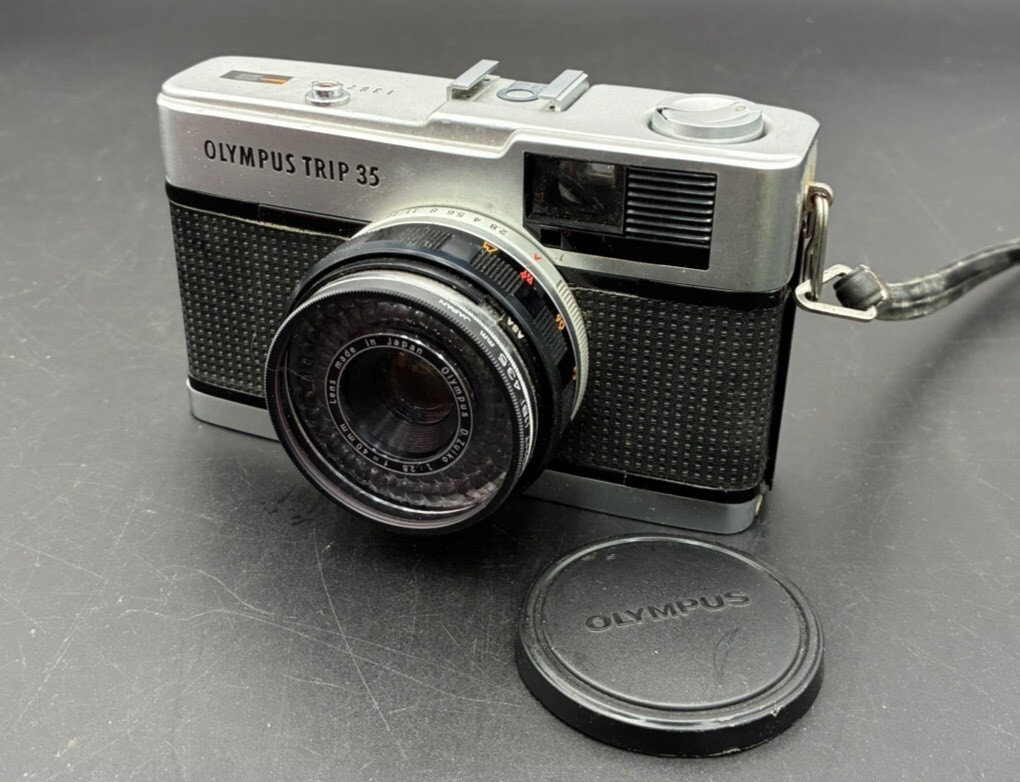 1円スタート オリンパス OLYMPUS フィルムカメラ TRIP 35 カメラ 動作未確認 現状品 HE033128