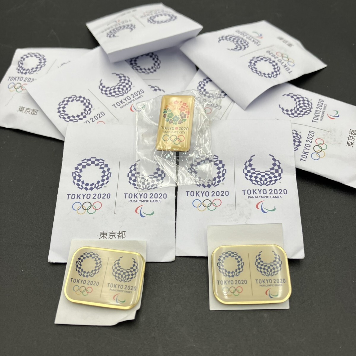 1円スタート 東京オリンピック パラリンピック マグネットバッジ ピンバッジ TOKYO2020 10点 まとめ TK0331コ