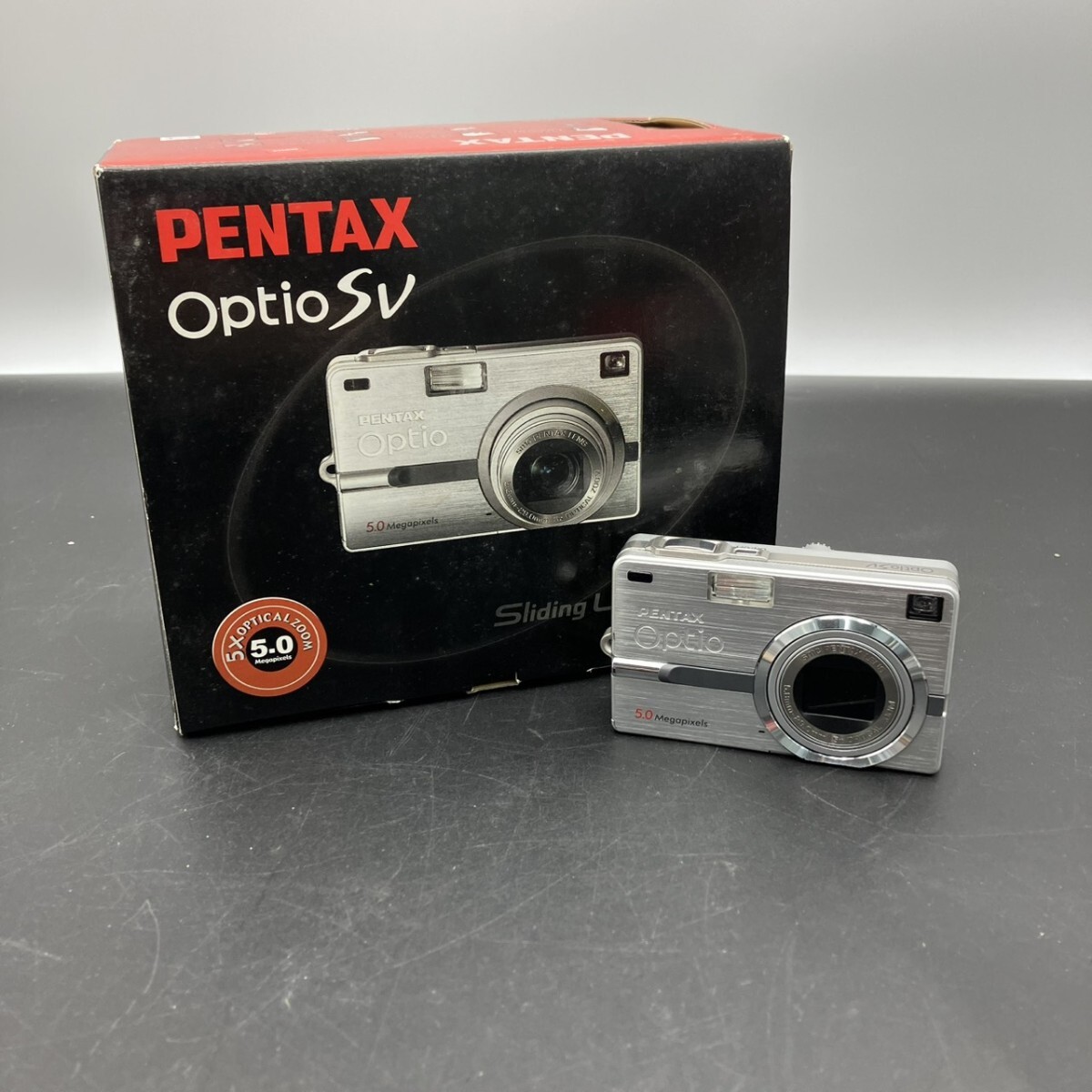1円スタート PENTAX ペンタックス optioSV コンパクトデジタルカメラ 動作未確認 S0331タ