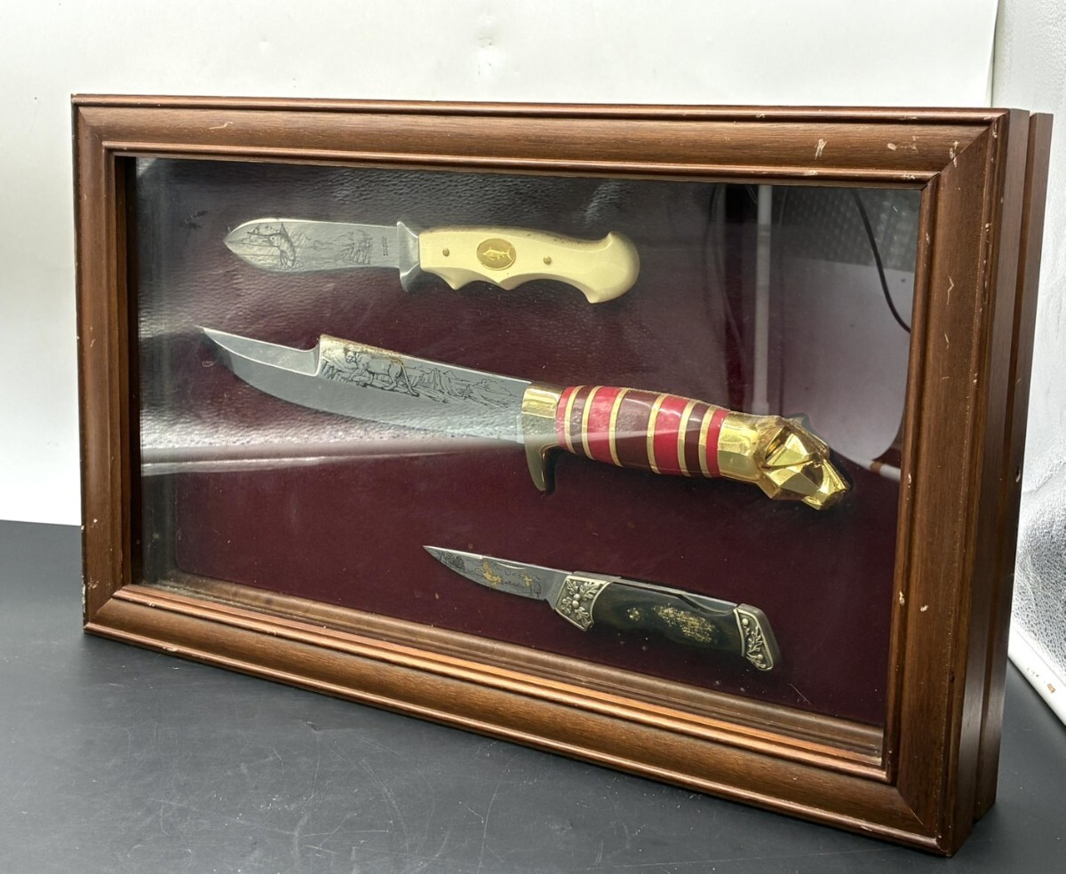 1円スタート SOLINGEN, GERMANY ゾーリンゲン インテリア 壁掛け 額入り カジキマグロ ジャガー 鳥 現状品 S0331く