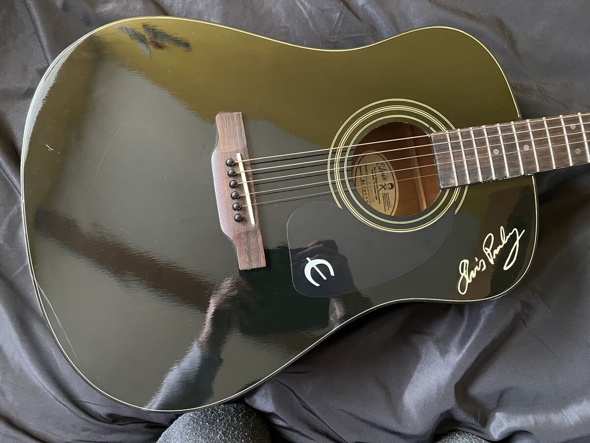 激レア　エピフォン　アコースティックギター　エルヴィス・プレスリー　EE-101 Epiphone Gibson Acoustic BK ケース付　美品