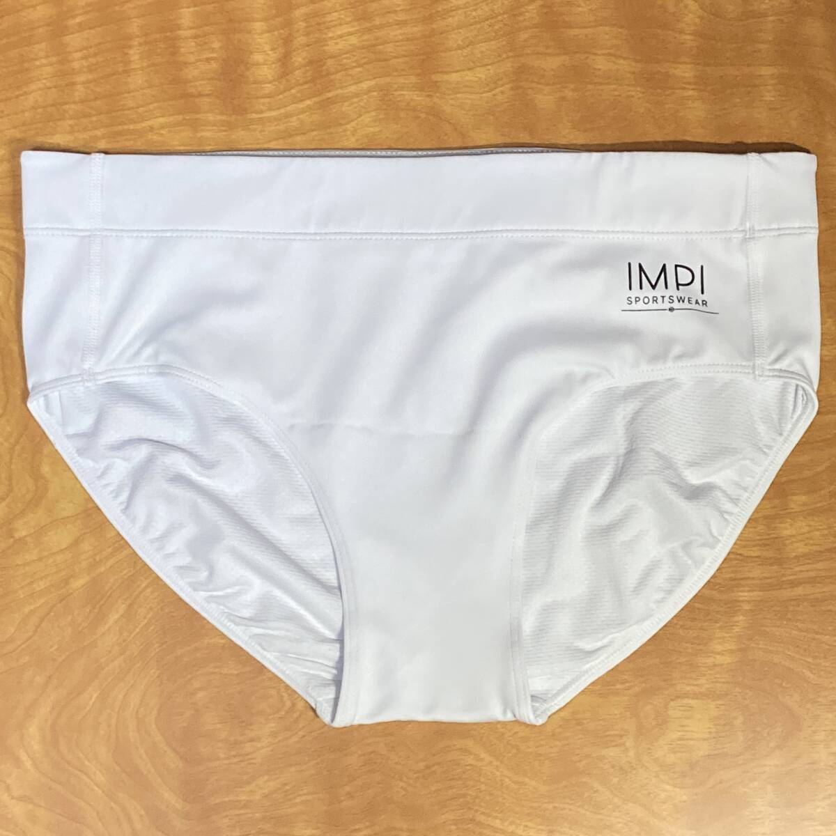 新品「IMPI Sportswear」 レーシングショーツ　海外サイズ10/Mサイズ前後 ホワイト/陸上競技/ブルマ/インポート 検索用：コスプレ/コンペ/