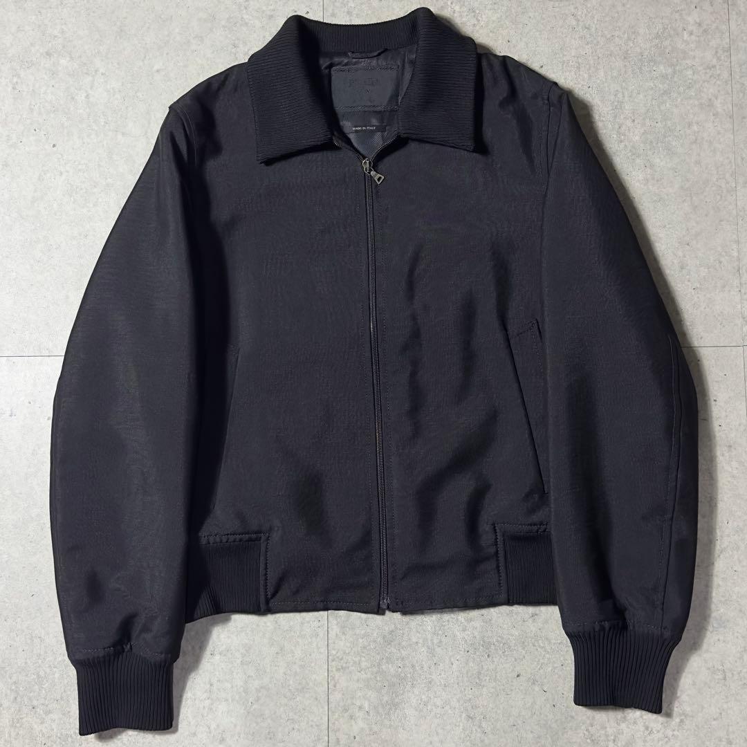 90s~00s 美品 PRADA archive ウール ブルゾン モヘア 黒
