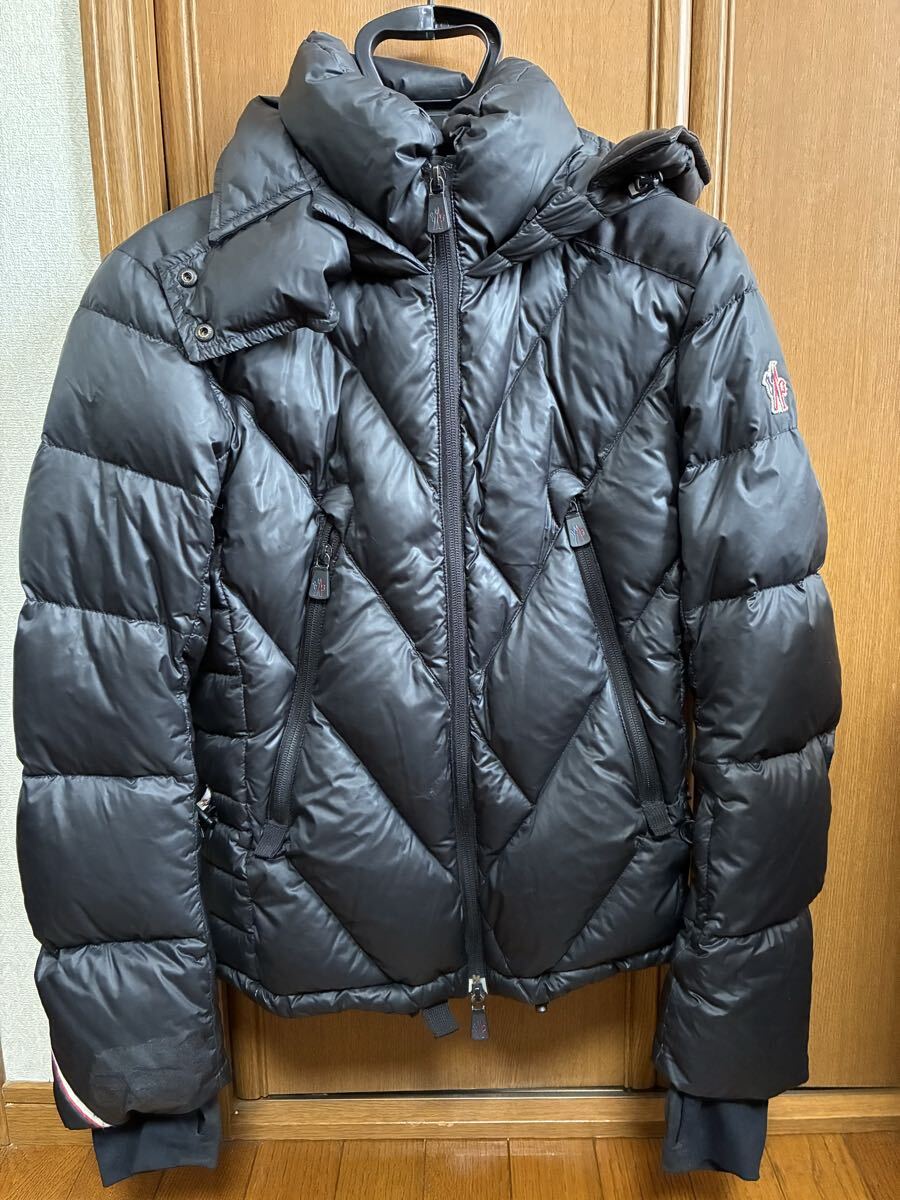 モンクレール G32-003 EN12934CLASSE1 サイズ0 XS-S ダウンジャケット ダウンコート 黒 ブラック レディース MONCLER 中古 現状品