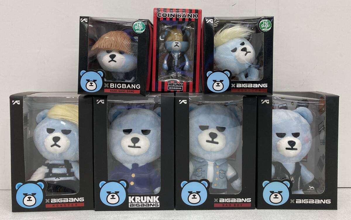 0181444B★ BIGBANG　ビッグバン　D-LITE　テソン　K-POP　グッズ　KRUNK　ぬいぐるみ　コインバンク　まとめ
