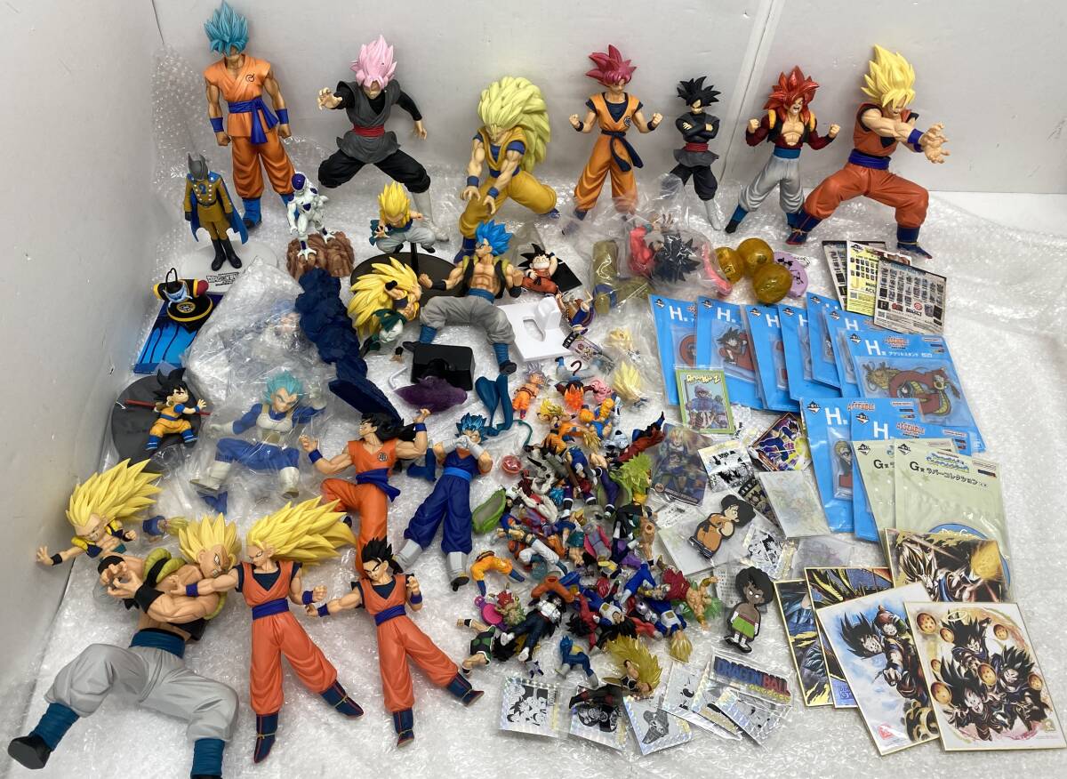 0652013G★ 【ジャンク】ドラゴンボール グッズ まとめセット 一番くじ/フィギュア/パーツ取り/孫悟空/ベジータ/シール など