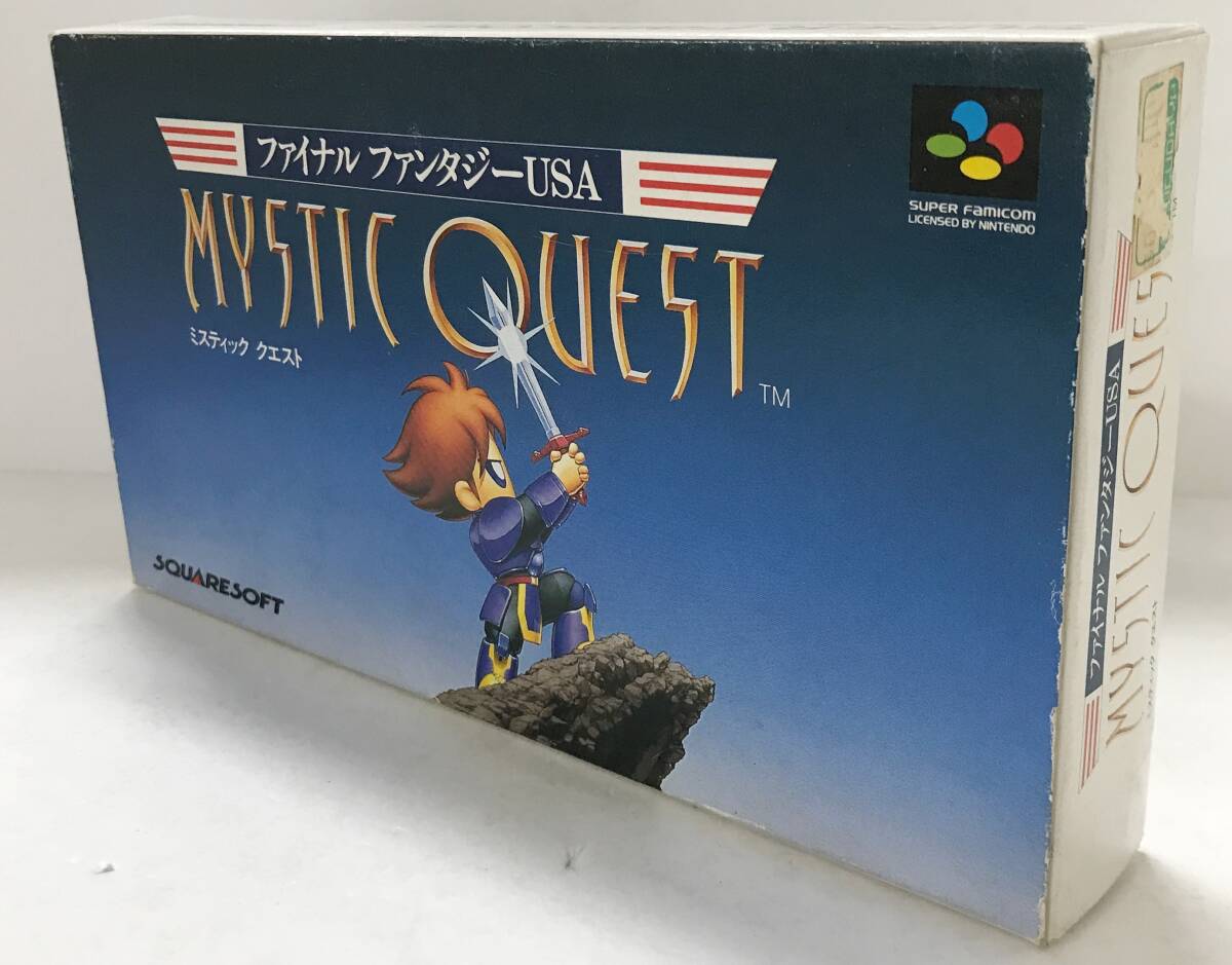 0441381Q★ 【スーパーファミコンソフト】ファイナルファンタジーUSA　ミスティック クエスト　※ジャケットダメージ有　※現状渡し