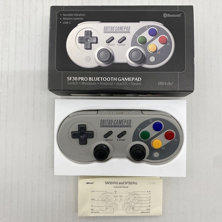 0981809J★ 【検品済】SF30 Proコントローラー 8bitdo ゲームパッド